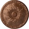 Ekena Millwork Granada Ceiling Medallion (Fits Canopies up to 4 1/4"), 15 3/4"OD x 5/8"P, Polished Copper CM16GAPOS - alternate 1